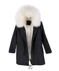 Parka Jacket Black & White - Women - UGG Specialist Australia