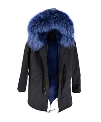 Parka Jacket Black & Navy - Women - UGG Specialist Australia