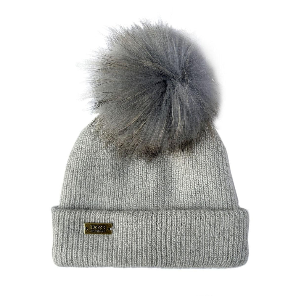 Mitchell-Y Pom Pom UGG Beanies 1P - UGG Specialist Australia