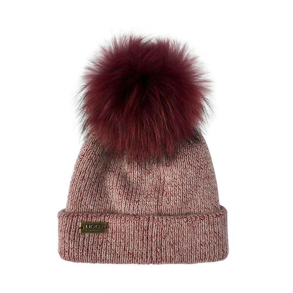 Mitchell-Y Pom Pom UGG Beanies 1P - UGG Specialist Australia