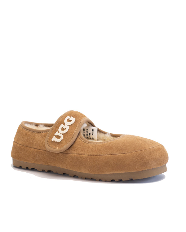 Maple Mary Jane Slippers