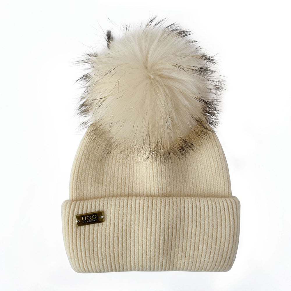 Mitchell-Y Pom Pom UGG Beanies 3P - UGG Specialist Australia