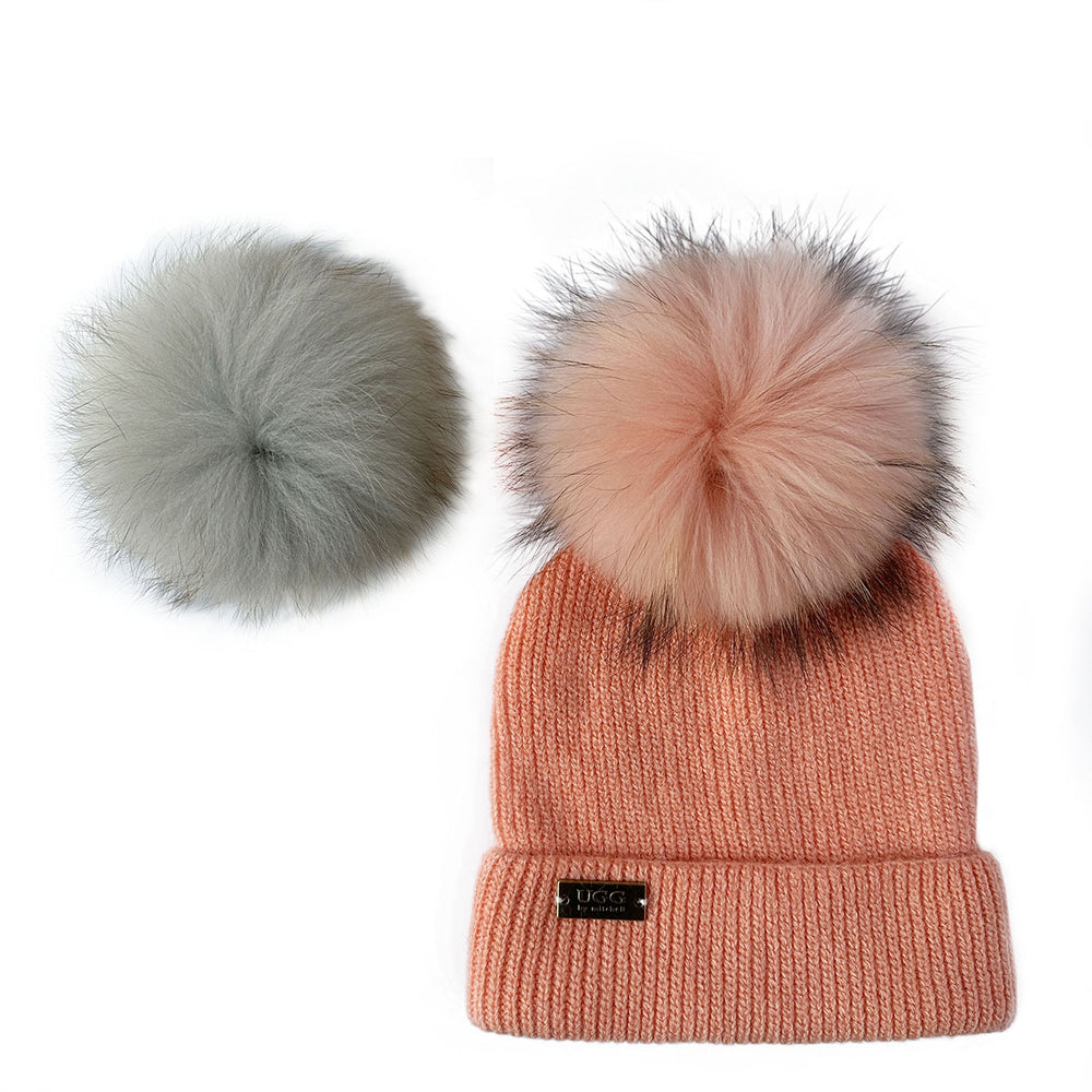 Mitchell-Y Pom Pom UGG Beanies 4P - UGG Specialist Australia