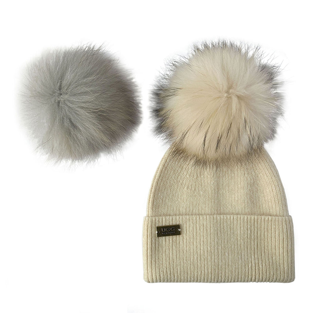 Mitchell-Y Pom Pom UGG Beanies 6P - UGG Specialist Australia