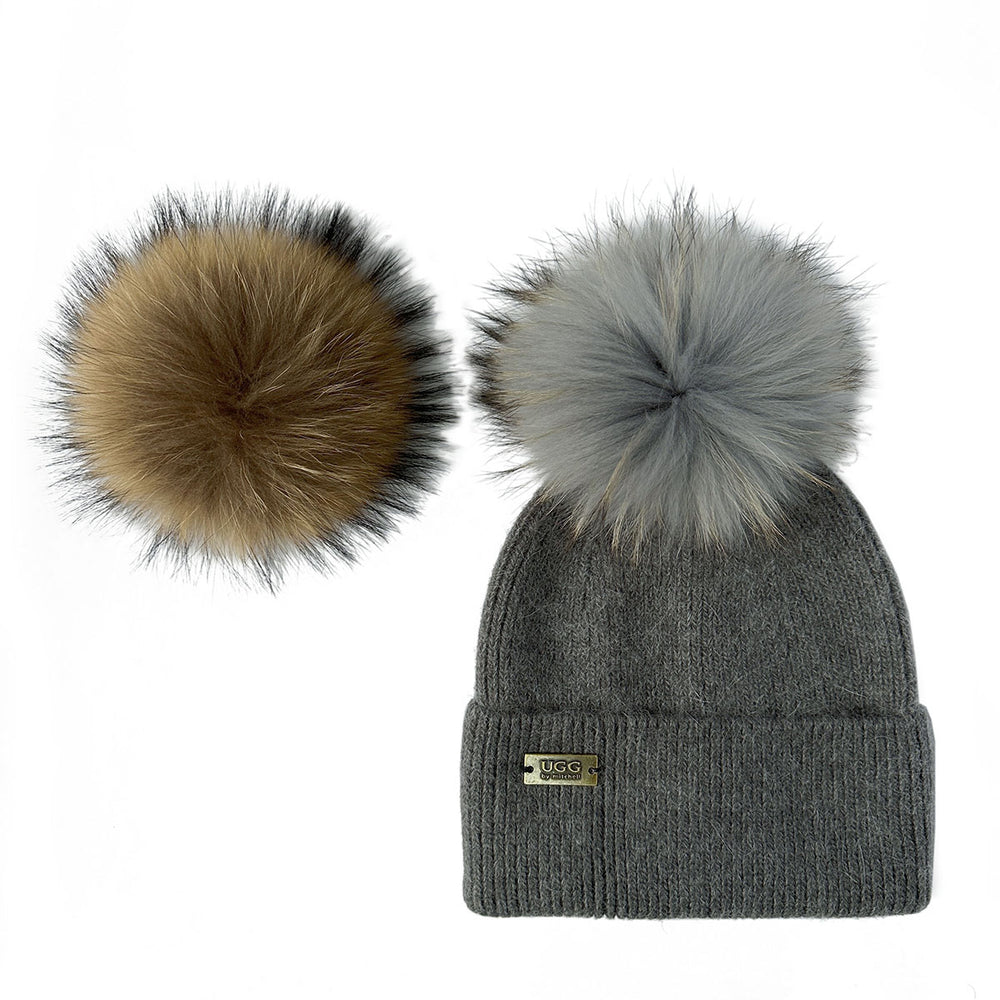 Mitchell-Y Pom Pom UGG Beanies 6P - UGG Specialist Australia
