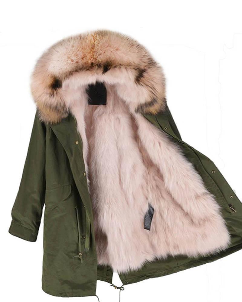 Parka Jacket Green Pink - Women - UGG Specialist Australia