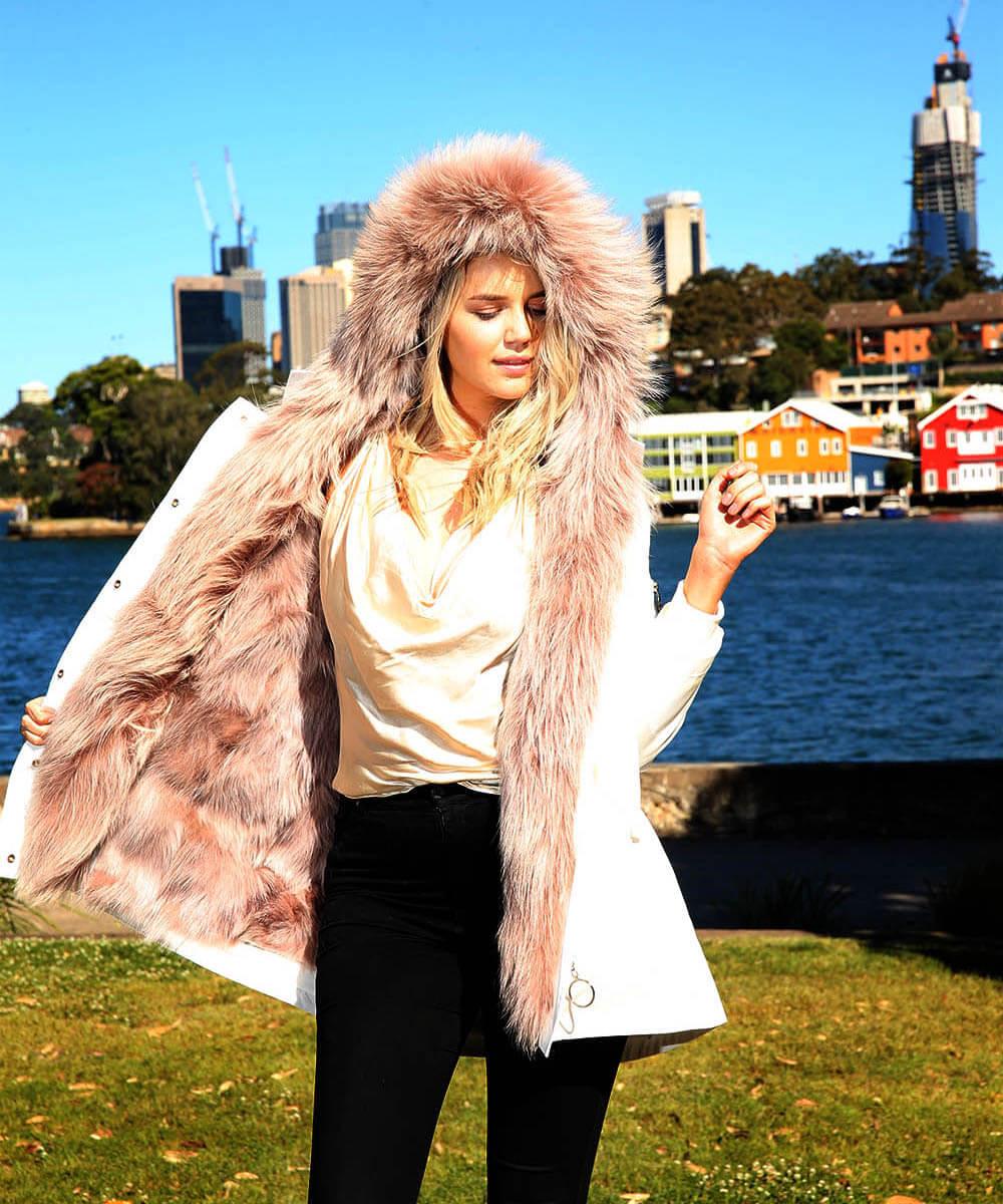 Raccoon Fur Jacket - Women - UGG Specialist Australia